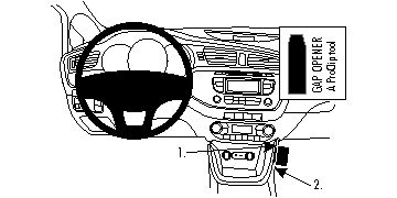 ProClip Monteringsbygel Kia Ceed 12-15 ryhmässä Autohifi / Mikä sopii autooni / Kia / Ceed / Ceed 2012-2018 / Muut Ceed 2012-2018 @ BRL Electronics (240KIACEE12PROC)