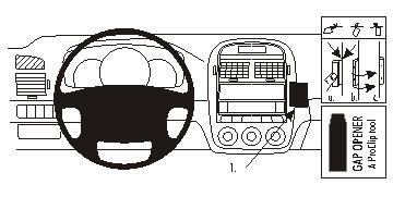 ProClip Monteringsbygel Kia Cerato 05-09 ryhmässä Autohifi / Mikä sopii autooni / Kia / Cerato / Cerato 2004-2009 @ BRL Electronics (240KIACER05PROC)