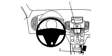 ProClip Monteringsbygel Kia Cerato 10-15 ryhmässä Autohifi / Mikä sopii autooni / Kia / Cerato / Cerato 2004-2009 @ BRL Electronics (240KIACER10PROC)