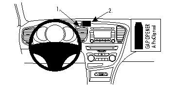 ProClip Monteringsbygel Kia Optima 11-15 ryhmässä Autohifi / Mikä sopii autooni / Kia / Optima / Optima 2011-2015 @ BRL Electronics (240KIAOPT11PROC)