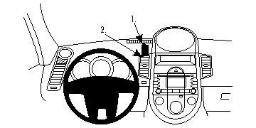 ProClip Monteringsbygel Kia Soul 09-13 ryhmässä Autohifi / Mikä sopii autooni / Kia / Soul / Soul 2011- @ BRL Electronics (240KIASOU09PROC)