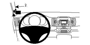 ProClip Monteringsbygel Kia Sportage 11-15 ryhmässä Autohifi / Mikä sopii autooni / Kia / Sportage / Sportage 2011-2016 @ BRL Electronics (240KIASPO11PROC)