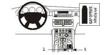 ProClip Monteringsbygel Landrover Range Rover 02-12 ryhmässä Autohifi / Mikä sopii autooni / Landrover @ BRL Electronics (240LANRAN02PROC)