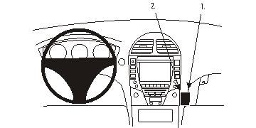 ProClip Monteringsbygel Lexus ES Serie 06-12 ryhmässä Autohifi / Mikä sopii autooni / Lexus @ BRL Electronics (240LEXES06PROC)