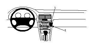 ProClip Monteringsbygel Lexus ES Serie 97-01 ryhmässä Autohifi / Mikä sopii autooni / Lexus @ BRL Electronics (240LEXES97PROC)