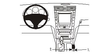 ProClip Monteringsbygel Lexus GS Serie 05-12 ryhmässä Autohifi / Mikä sopii autooni / Lexus @ BRL Electronics (240LEXGS05PROC)