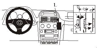 ProClip Monteringsbygel Lexus IS Serie 01-05 ryhmässä Autohifi / Mikä sopii autooni / Lexus @ BRL Electronics (240LEXIS01PROC)
