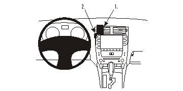 ProClip Monteringsbygel Lexus IS Serie 06-13 ryhmässä Autohifi / Mikä sopii autooni / Lexus @ BRL Electronics (240LEXIS06PROC)