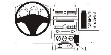 ProClip Monteringsbygel Mazda 3 04-09 ryhmässä Autohifi / Mikä sopii autooni / Mazda / Mazda 3 / Mazda 3 2004-2009 @ BRL Electronics (240MAZ304PROCLIP)