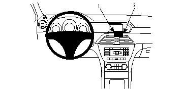 ProClip Monteringsbygel Mercedes Benz C-Klass 11-14 ryhmässä Autohifi / Mikä sopii autooni / Mercedes / C-klass / C-klass 2008-2014 W204 @ BRL Electronics (240MERCCL11PROC)