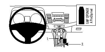 ProClip Monteringsbygel Mitsubishi Lancer 08-15 ryhmässä Autohifi / Mikä sopii autooni / Mitsubishi @ BRL Electronics (240MITLAN08PROC)