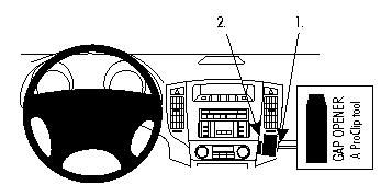 ProClip Monteringsbygel Mitsubishi Pajero 07-19 ryhmässä Autohifi / Mikä sopii autooni / Mitsubishi / Pajero @ BRL Electronics (240MITPAJ07PROC)