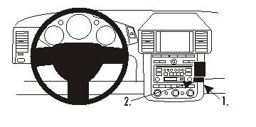 ProClip Monteringsbygel Nissan Murano 03-08 ryhmässä Autohifi / Mikä sopii autooni / Nissan / Murano @ BRL Electronics (240NISMUR03PROC)