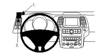 ProClip Monteringsbygel Nissan Murano 09-14 ryhmässä Autohifi / Mikä sopii autooni / Nissan / Murano @ BRL Electronics (240NISMUR09PROC)