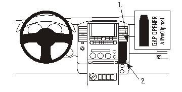 ProClip Monteringsbygel Nissan Navara 06-10/Nissan Pathfinder 05-10 ryhmässä Autohifi / Mikä sopii autooni / Nissan / Navara @ BRL Electronics (240NISNAV06PROC)