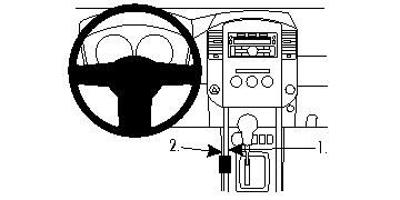 ProClip Monteringsbygel Nissan Navara 11-15 ryhmässä Autohifi / Mikä sopii autooni / Nissan / Navara @ BRL Electronics (240NISNAV11PROC)