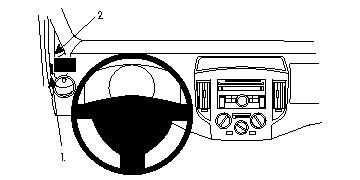 ProClip Monteringsbygel Nissan NV200 10-14 ryhmässä Autohifi / Mikä sopii autooni / Nissan / NV200 @ BRL Electronics (240NISNV20010PRO)