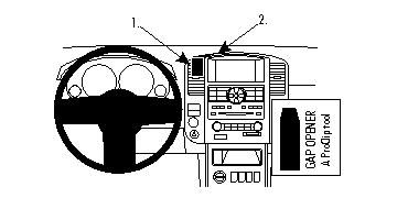 ProClip Monteringsbygel Nissan Pathfinder 10-12 ryhmässä Autohifi / Mikä sopii autooni / Nissan / Pathfinder @ BRL Electronics (240NISPAT10PROC)