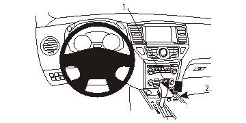 ProClip Monteringsbygel Nissan Pathfinder 13-15 ryhmässä Autohifi / Mikä sopii autooni / Nissan / Pathfinder @ BRL Electronics (240NISPAT13PROC)