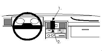 ProClip Monteringsbygel Nissan Patrol 95-97 ryhmässä Autohifi / Mikä sopii autooni / Nissan / Patrol @ BRL Electronics (240NISPATR95PROC)