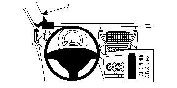 ProClip Monteringsbygel Nissan Pixo/Suzuki Alto 09-15 ryhmässä Autohifi / Mikä sopii autooni / Nissan / Pixo @ BRL Electronics (240NISPIX09PROC)