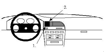 ProClip Monteringsbygel Nissan Sunny Combi 91-95 ryhmässä Autohifi / Mikä sopii autooni / Nissan / Sunny @ BRL Electronics (240NISSUNC91PROC)