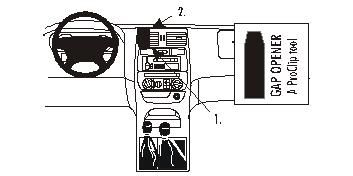 ProClip Monteringsbygel Nissan Terrano II 00-06 ryhmässä Autohifi / Mikä sopii autooni / Nissan / Terrano @ BRL Electronics (240NISTERII00PRO)
