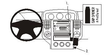 ProClip Monteringsbygel Nissan X-Trail 04-07 ryhmässä Autohifi / Mikä sopii autooni / Nissan / X-trail @ BRL Electronics (240NISXTR04PROC)