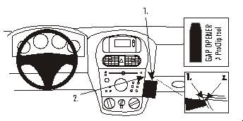 ProClip Monteringsbygel Opel Corsa 01-06 ryhmässä Autohifi / Mikä sopii autooni / Opel / Corsa / Corsa 2000-2006 @ BRL Electronics (240OPECOR01PROC)