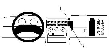 ProClip Monteringsbygel Opel Corsa 93-00 ryhmässä Autohifi / Mikä sopii autooni / Opel / Corsa / Corsa 1993-2000 @ BRL Electronics (240OPECOR93PROC)