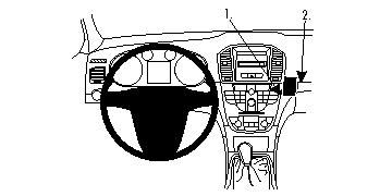 ProClip Monteringsbygel Opel Insignia 09-15 ryhmässä Autohifi / Mikä sopii autooni / Opel / Insignia / Insignia 2008- @ BRL Electronics (240OPEINS09PROC)