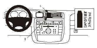 ProClip Monteringsbygel Opel Omega 00-05 ryhmässä Autohifi / Mikä sopii autooni / Opel / Omega / Omega 1994-2003 @ BRL Electronics (240OPEOME00PROC)
