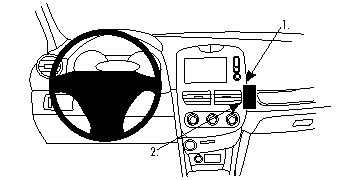 ProClip Monteringsbygel Renault Clio 13-15 ryhmässä Autohifi / Mikä sopii autooni / Renault / Clio / Clio 2013-2019 @ BRL Electronics (240RENCLI13PROC)