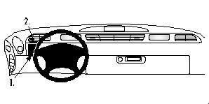 ProClip Monteringsbygel Renault Espace 97-02 ryhmässä Autohifi / Mikä sopii autooni / Renault / Espace @ BRL Electronics (240RENESP97PROC)