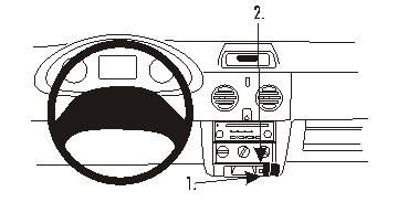 ProClip Monteringsbygel Renault Kangoo 03-07 ryhmässä Autohifi / Mikä sopii autooni / Renault / Kangoo @ BRL Electronics (240RENKAN03PROC)