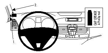 ProClip Monteringsbygel Renault Laguna 08-15 ryhmässä Autohifi / Mikä sopii autooni / Renault / Laguna @ BRL Electronics (240RENLAG08PROC)