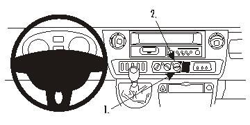 ProClip Monteringsbygel Renault Master 04-10 ryhmässä Autohifi / Mikä sopii autooni / Renault / Master @ BRL Electronics (240RENMAS04PROC)