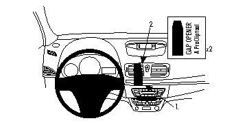 ProClip Monteringsbygel Renault Mégane 09-15/Fluence 10-15 ryhmässä Autohifi / Mikä sopii autooni / Renault / Fluence @ BRL Electronics (240RENMEFL09PROC)