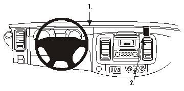 ProClip Monteringsbygel Renault Trafic/Nissan Primastar 02-10 ryhmässä Autohifi / Mikä sopii autooni / Opel / Vivaro / Vivaro 2005-2010 @ BRL Electronics (240RENTRA02PROC)