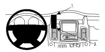ProClip Monteringsbygel Renault Trafic 11-14 ryhmässä Autohifi / Mikä sopii autooni / Opel / Vivaro / Vivaro 2011- @ BRL Electronics (240RENTRA11PROC)