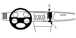 ProClip Monteringsbygel Saab 900 83-98 ryhmässä Autohifi / Mikä sopii autooni / SAAB / 900 / 900 1994-1998 @ BRL Electronics (240SAAB900PROCLIP)