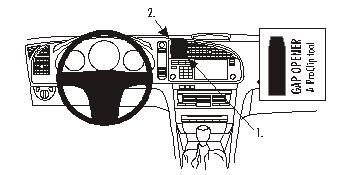 ProClip Monteringsbygel Saab 9-3 03-06 ryhmässä Autohifi / Mikä sopii autooni / SAAB / 9-3 / 9-3 NG 2003-2006 / Övrigt 9-3 NG 2003-2006 @ BRL Electronics (240SAAB933PROCLIP)