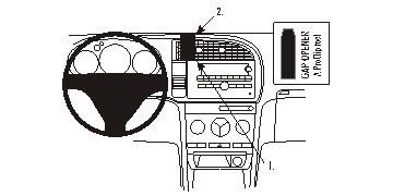 ProClip Monteringsbygel Saab 9-3 07-11 ryhmässä Autohifi / Mikä sopii autooni / SAAB / 9-3 / 9-3 NG Facelift 2007-2015 / Muut 9-3 NG Facelift 2007-2015 @ BRL Electronics (240SAAB937PROCLIP)