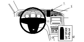ProClip Monteringsbygel Saab 9-5 11-12 ryhmässä Autohifi / Mikä sopii autooni / SAAB / 9-5 / 9-5 NG 2010-2012 / Muut 9-5 NG 2010-2012 @ BRL Electronics (240SAAB951PROCLIP)