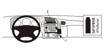 ProClip Monteringsbygel Saab 9-5 06-10 ryhmässä Autohifi / Mikä sopii autooni / SAAB / 9-5 / 9-5 OG 1997-2005 / Muut 9-5 OG 1997-2005 @ BRL Electronics (240SAAB956PROCLIP)