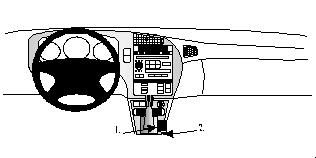 ProClip Monteringsbygel Saab 9-5 98-05 ryhmässä Autohifi / Mikä sopii autooni / SAAB / 9-5 / 9-5 OG 1997-2005 / Muut Övrigt 9-5 OG 1997-2005 @ BRL Electronics (240SAAB958PROCLIP)