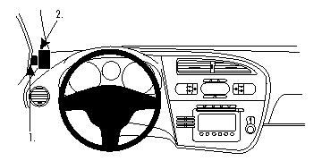 ProClip Monteringsbygel Seat Leon 06-12 ryhmässä Autohifi / Mikä sopii autooni / Seat / Leon @ BRL Electronics (240SEALEO06PROC)