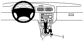 ProClip Monteringsbygel Skoda Octavia 97-04 ryhmässä Autohifi / Mikä sopii autooni / Skoda / Skoda Octavia / Skoda Octavia 1998-2004 @ BRL Electronics (240SKOOCT97PROC)