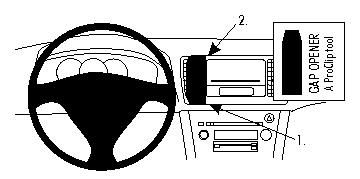 ProClip Monteringsbygel Subaru Outback/Legacy 04-09 ryhmässä Autohifi / Mikä sopii autooni / Subaru @ BRL Electronics (240SUBOUT04PROCL)