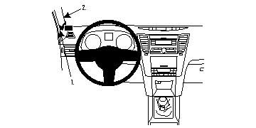 ProClip Monteringsbygel Subaru Outback/Legacy 10-14 ryhmässä Autohifi / Mikä sopii autooni / Subaru @ BRL Electronics (240SUBOUT10PROCL)